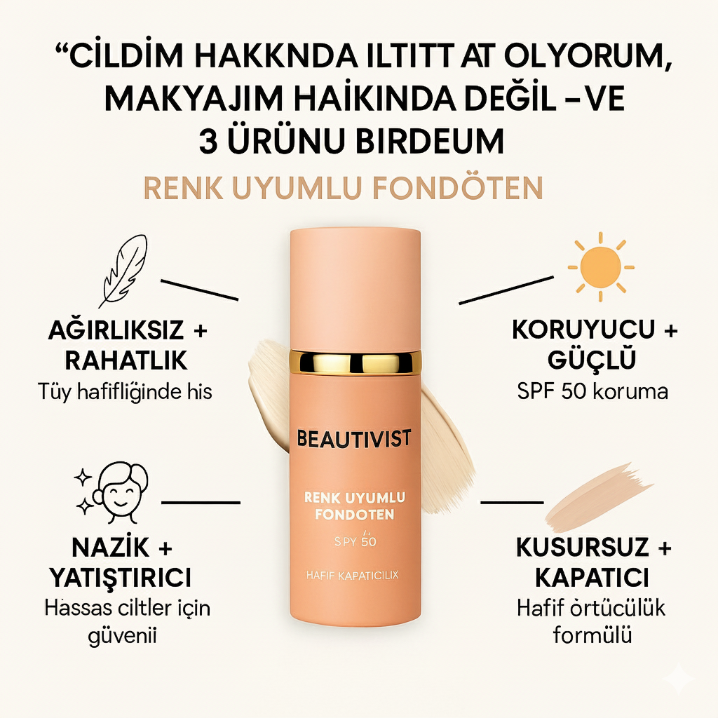 Beautivist Fondöten 4’ü 1 Arada