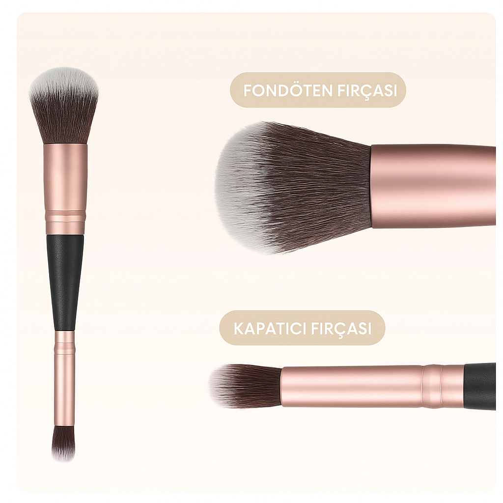 Fondöten Fırçası 2’si 1 Arada