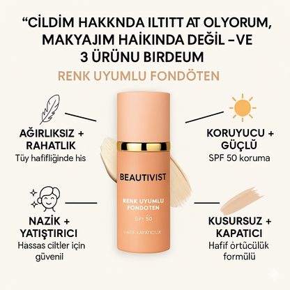 Beautivist Fondöten 4’ü 1 Arada